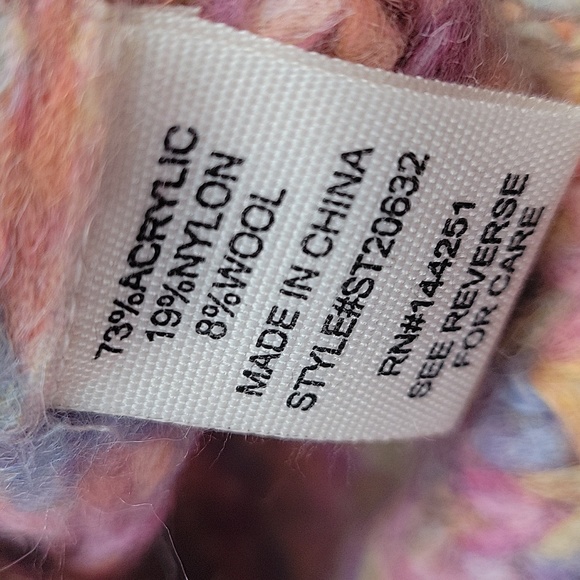 JESSICA SIMPSON PARTIAL WOOL CROPPED SWEATER SIZE LARGE NWT - Picture 9 of 14